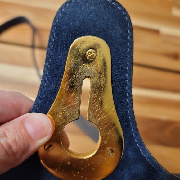 Vintage Rare Suede Gucci bag!! FIRM PRICE ‼️ - Picture 3 of 9